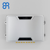 Lector RFID Fijo de Largo Alcance de 8 Puertos, con Impinj E710 Integrado, Lector UHF de Tamaño Pequeño para Sistema de Gestión de Inventario RFID