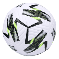 Balón de Fútbol Aiju al por Mayor, Cosido a Máquina, Tamaño 5, Cuero PU Premium, Vejiga de Goma, para Deportes de Equipo, Entrenamiento Profesional