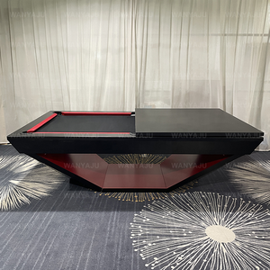Mesa de Billar de Madera Maciza Fácil de Instalar, Mesa de Billar Multifuncional Moderna y Lujosa de 8 pies con Tablero de Comedor/Tablero de <span class=keywords><strong>Ping</strong></span> <span class=keywords><strong>Pong</strong></span> - Product Image 5