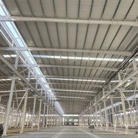 Estructura de Acero para Exteriores, Elegante Diseño de Taller/Almacén que Mejora la Imagen General de la Empresa