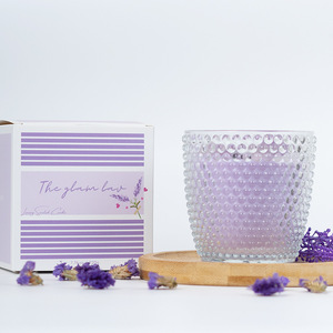 Scented Candle Glass Jar Cylinder <b>Soybean</b> Mixed Wax Indoor Home Decoration - Product Image 2