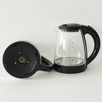 Bouilloires Électriques en Verre 1,2 L Nouveau Design avec Lumière LED – Prix Avantageux pour Bureau et Maison – Vente en Gros