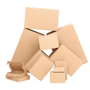 MU Custom Logo Carton Manufacturer Corrugated Mailing Box Packing Delivery Cardboard Shipping Box Packaging
