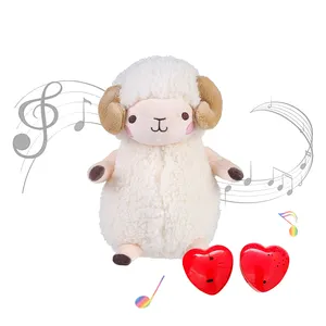 Customized Voice Heartbeat Music Chip 20 Seconds Stuffed Animal Recorder For Plush Toys Heart Shaped