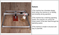 Máquina de Grabado Láser de Diodo de Escritorio 6550, Cortadora Láser de Alta Potencia Óptica, Mini Router CNC para Madera, Cuero, Acrílico, Bricolaje