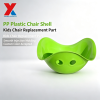 Coque de chaise pour enfants en plastique PP sur mesure, pièces moulées par injection, accessoire de chaise pour mobilier enfant, OEM ODM, couleur personnalisée