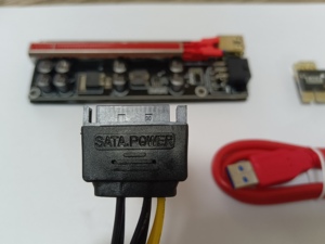 การ์ดอะแดปเตอร์ PCIe สำหรับ USB3.0ไรเซอร์009S <span class=keywords><strong>PLUS</strong></span> ชิปของแท้ใหม่1X ตัวขยาย16X ชิ้นส่วนอิเล็กทรอนิกส์ - Product Image 4