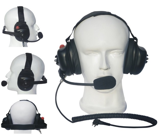 Hight Noise Cancelling Tws Earphones Heavy Duty Headset with Replacement Microphone Behind-the-Head Headset