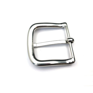 Hebilla de Cinturón de Aleación de Zinc de 40 mm con Acabado Plateado y Logotipo Personalizado al por Mayor, Precio de Fábrica, Hebilla de Alta Calidad OEM - Product Image 3