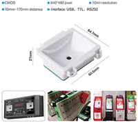 Module de scanner de code-barres USB TTL USB Wiegand RS485 Interface CMOS 1D 2D pour borne libre-service