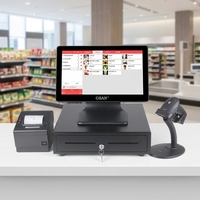 Fabricante Chino de Sistema POS Todo en Uno de 15.6'', Caja Registradora Táctil con Sistema POS para Computadora Windows en Venta