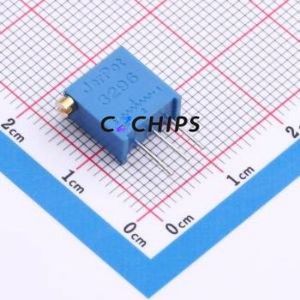 Resistencia Ajustable/Potenciómetro 3296X-1-100, Componente de Orificio Pasante (THT)-3P, 9.5x4.9mm, Resistencia de 10 Ohmios, 10%, 500mW, 250ppm ℃ - Product Image 1