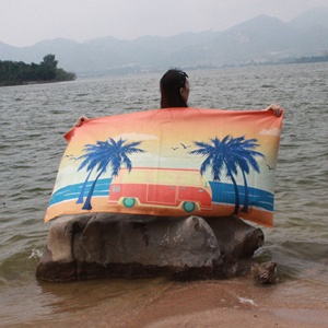 Sợi Nhỏ Cát Miễn Phí Bãi Biển Khăn Tùy Chỉnh In Sợi Nhỏ Bãi Biển Khăn Tái Chế Bãi Biển Khăn Với Logo Nhanh Chóng Khô - Product Image 5