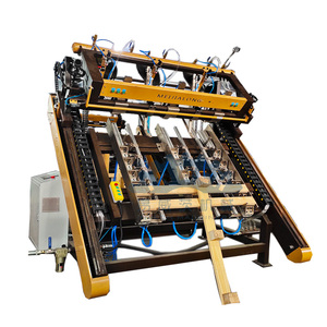 Máquina de Ensamblaje de Palés de Madera Maciza Inteligente, Totalmente Automática + Sistema de Apilado Automático, Fácil Operación a través de PLC - Product Image 1