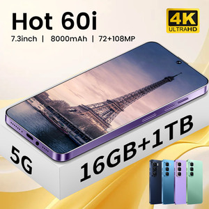 Teléfono móvil Infinix Hot 60i de alto rendimiento 16GB RAM 8000mAh batería 120W carga rápida 108MP cámara trasera HD francés español - Product Image 4