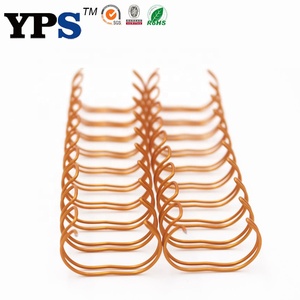 Tùy chỉnh A4 A5 B5 kim loại xoắn ốc Twin Loop wiro xoắn ốc sang trọng cuốn sách phong cách RÀNG BUỘC - Product Image 4