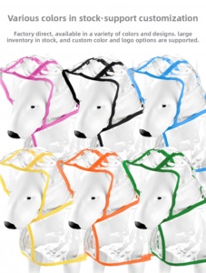 Impermeabile Trasparente per Cani di <span class=keywords><strong>Piccola</strong></span> e Media Taglia, Corgi, Shih Tzu, <span class=keywords><strong>Cuccioli</strong></span> - Product Image 4