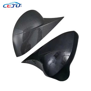 Cubiertas de Espejo Retrovisor Estilo M con Apariencia de Carbono en ABS Negro Brillante para <span class=keywords><strong>Seat</strong></span> <span class=keywords><strong>Leon</strong></span> Cupra R Copa MK2 Ibiza <span class=keywords><strong>FR</strong></span> SC ST <span class=keywords><strong>MK4</strong></span> 2008-2012 - Product Image 5