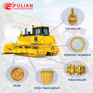 Запчасти для ходовой части бульдозера, несущий ролик, звездочка, сегмент, передняя направляющая, Нижняя направляющая, стальная направляющая группа для <span class=keywords><strong>Shantui</strong></span> SD22 - Product Image 2