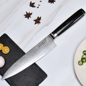 Couteaux de cuisine japonais faits à la main 67 couches cadeaux de Noël en acier damas avec manche en micarta - Product Image 2