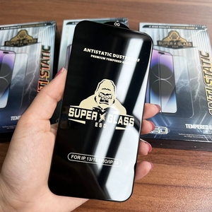 10 Piezas de Protector de Pantalla de Vidrio Templado Súper Resistente ESD OG ANTISTÁTICO para <span class=keywords><strong>iPhone</strong></span> 18 Pro Max 17 16 15 14 13 12 11 XS XR X <span class=keywords><strong>SE</strong></span> - Product Image 4