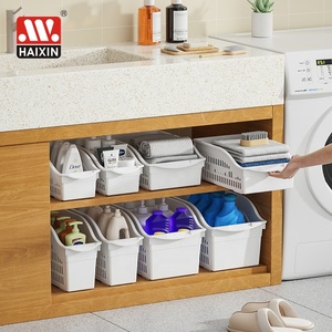 Nhà bếp phòng tắm nhà tủ quần áo văn phòng thực phẩm tổ chức mà không có nắp PP nhựa thiết lập lưu trữ container tổ chức giỏ - Product Image 5