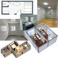 Casas Contenedor Modulares Expandibles en Oferta, Casas Prefabricadas de 20 pies y 40 pies para Oficina y Vivienda