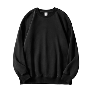 Sweat à capuche oversize à épaules tombantes, col rond, 520 g/m², lourd, délavé, vintage, vierge, streetwear, personnalisable - Product Image 2