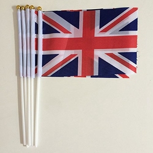 Trouver une expédition rapide au Royaume-Uni tous les comtés bâton Mini petit drapeau agitant à main pour les décorations de Festival de fête de défilé de Sport - Product Image 3