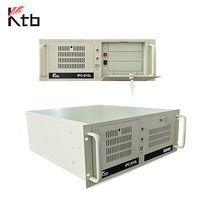 Ktb IPC-610L sasis komputer kontrol industri 19 "4U Atx, Casing terpasang rak ATX industri PC 7/14 Slot 4U komputer industri