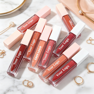 Base de gloss à lèvres en marque blanche, finition brillante transparente/colorée, gloss repulpant personnalisé avec logo pour les marques de beauté - Product Image 6