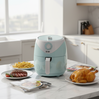 Vente en gros usine – Four à friture sans huile professionnel 4L-5L de Chine – Excellent prix en ligne – Appareil de cuisson sain