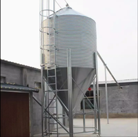 Poulailler et entrepôt modernes en acier galvanisé, assemblés, étanches, pour l'élevage de poulets en petite ferme avicole