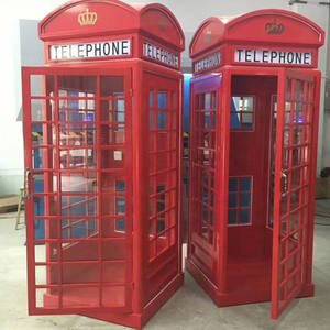 Vendita calda popolare cabina telefonica di londra insonorizzata singola cabina telefonica di londra - Product Image 2