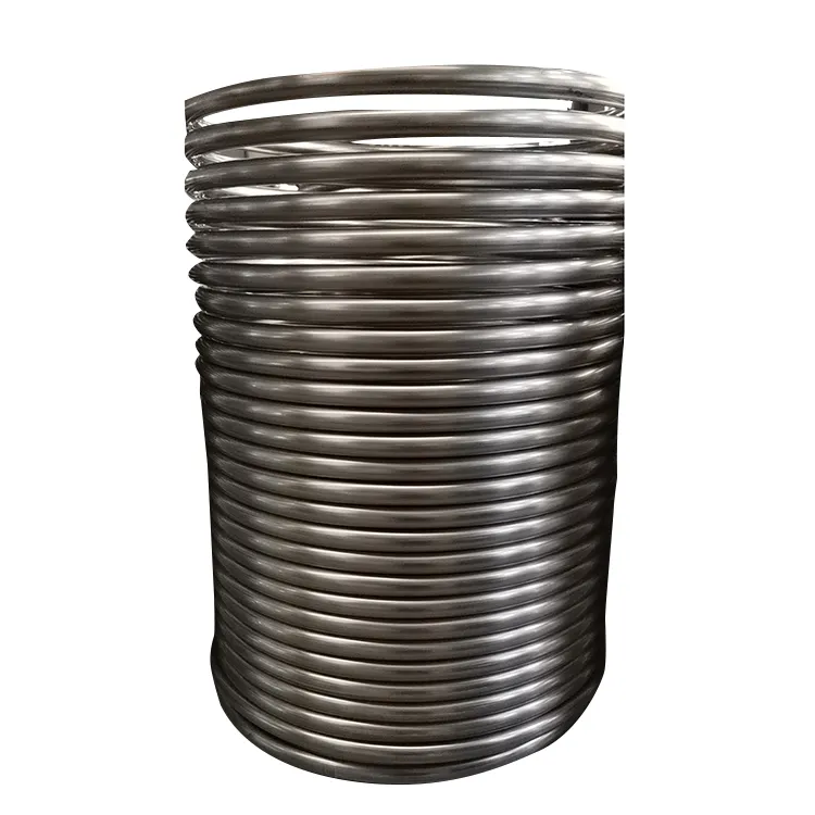 304 316 Stainless Steel Cooling Coil Tube , Cooling Steel Water Pipe