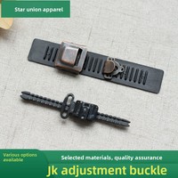 Boucle coulissante réglable à 2 positions pour jupe plissée JK, boucle de sangle en plastique, accessoires vestimentaires