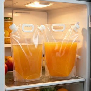 ถุงน้ำพับได้ ปลอดสาร BPA ป้องกันการรั่วซึม พกพาสะดวก สำหรับใช้ในกรณีฉุกเฉินและกิจกรรมกลางแจ้ง - Product Image 1
