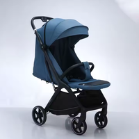 Poussette de voyage compacte XCD XCDS1, pliable d'une seule main, capacité de charge de 20 kg, 0-3 ans, légère, pour avion