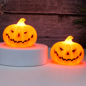 Articles de décoration pour fête d'Halloween, ornements, lumière LED nocturne, accessoires de décoration d'ambiance, jouet Jack-o'-lantern - Product Image 3
