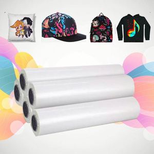 ฟิล์ม PET แบบม้วนสำหรับเครื่องพิมพ์แบบรีดร้อน  แบบพิมพ์สองด้าน/ด้านเดียว  ความหนา 75 ไมครอน ขนาด 30 33 60 ซม. 60x60 ซม. 60x100 ม.  สำหรับงานพิมพ์แบบ DTF - Product Image 1