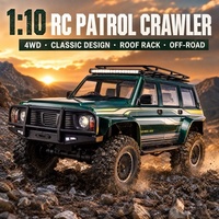 YK4107 PRO Coche RC Rock Crawler 4WD Escala 1:10 con Servo de 25KG, Bloqueo de Diferencial de Doble Velocidad, Engranaje Metálico y Luz LED