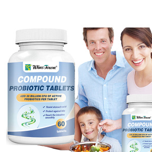 OEM customizable compound <b>probiotic</b> <b>tablets</b> for adult promotes digestion slimming digestive health gut absorption Support <b>tablet</b> - Product Image 1