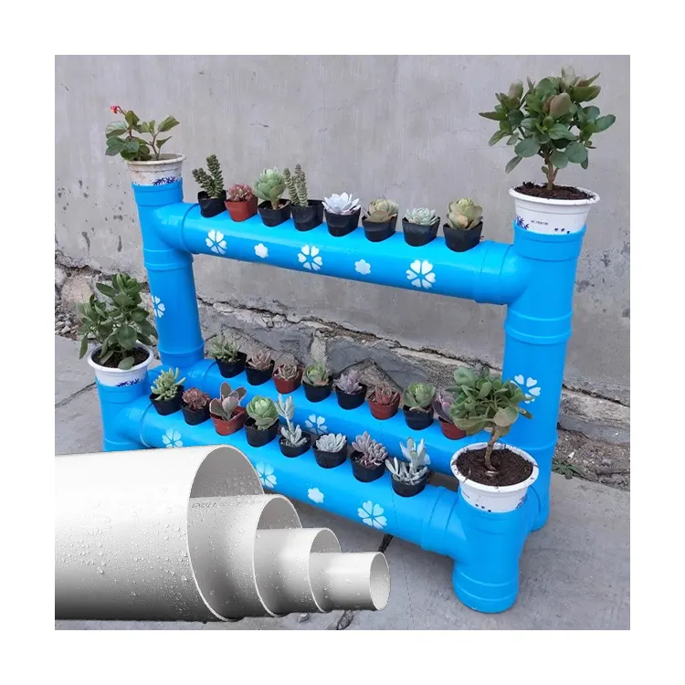 Tubo duro de PVC personalizado de varios tamaños, 110mm, 200mm, 160mm, tubería de drenaje de riego de suministro de agua UPVC