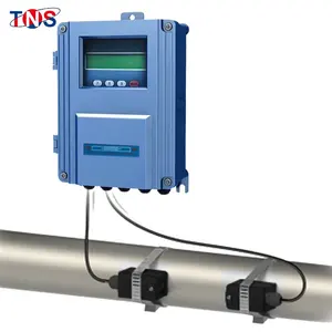 Wall Mount Ultrasonic Water Flowmeter Price Large External Clamp Flow Transducer Price DN300-DN6000 TBF-2000FS