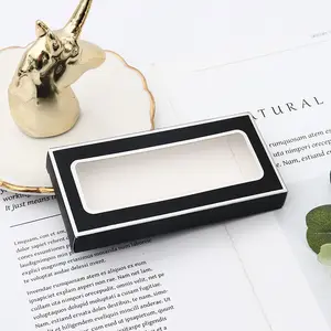 Расширенная Подарочная коробка для макияжа черная коробка для ресниц в наличии коробка для улучшения ногтей с логотипом