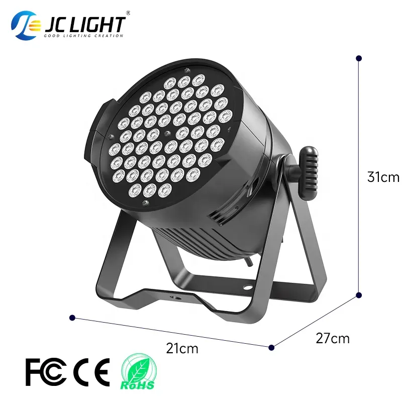 Fast Delivery Dmx512 Sound Activated Control Par Can 54x3w 54 Rgbw Led Par Light