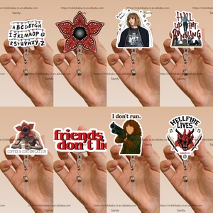 Portabadge Personalizzato in Acrilico con Design di Personaggi <span class=keywords><strong>TV</strong></span>, Porta Badge ID per Infermieri, Regalo per Infermieri - Product Image 2