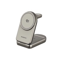 Nouveau chargeur sans fil magnétique personnalisé 25W 3 en 1, chargeur de voyage pliable, station de charge rapide, support de téléphone, chargeur