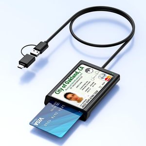 Lector de Tarjetas USB Rocketek, Lector y Escritor de Tarjetas RFID/NFC <span class=keywords><strong>para</strong></span> Windows, <span class=keywords><strong>Mac</strong></span> OS, Linux, Android, Lector y Escritor Inteligente de Tarjetas con Chip - Product Image 1