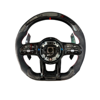 Volant en cuir Akantra à fibre de carbone avec LED, best-seller, adapté aux modèles Mercedes-Benz de 2010 à 2022.
